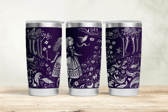 Alice 30oz 20oz Laser Tumbler Wrap SVG Review