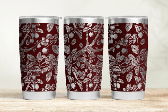 Apple 20oz 30oz Laser Tumbler Wrap SVG