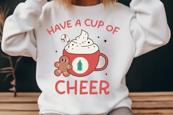 Christmas Have a Cup Retro Svg Png