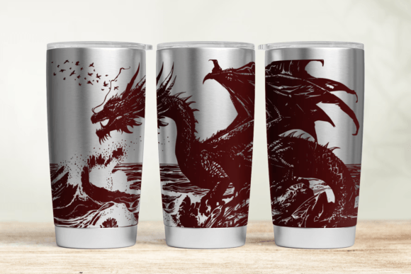 Dragon 30oz 20oz Laser Tumbler Wrap SVG Review