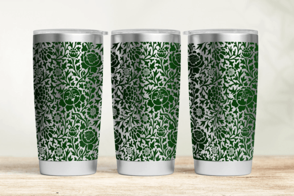Floral 20oz Laser Tumbler Wrap SVG