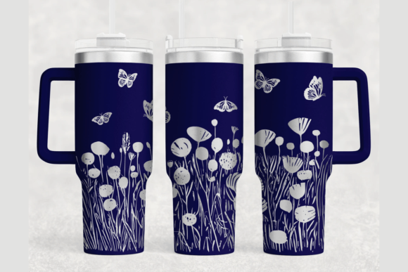 Garden 40oz Laser Tumbler Wrap SVG