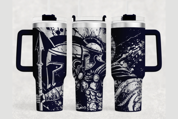 Sparton 40oz Laser Tumbler Wrap SVG